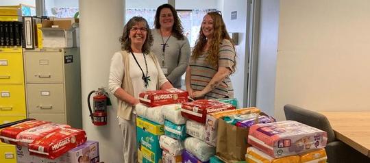 NHS collects items, donates to DSS