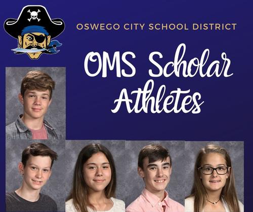 Oswego City School District OMS Scholar Athletes