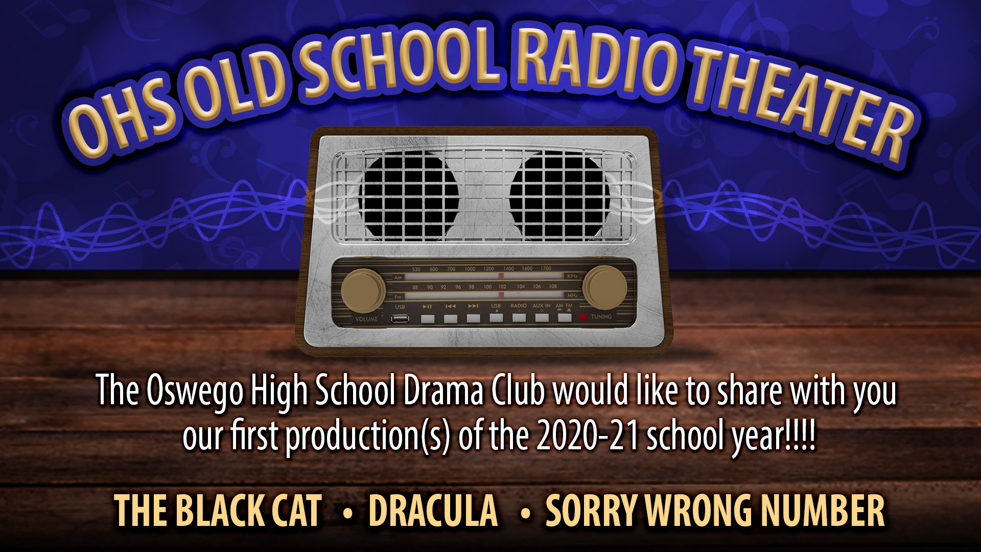 OHS Old School Radio Theater by the Drama Club