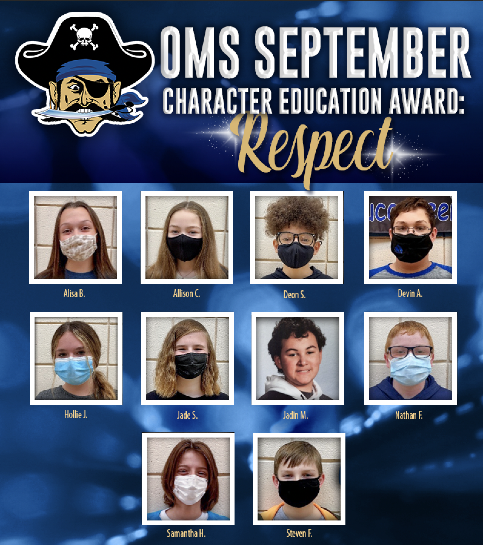 September Character Awards OMS