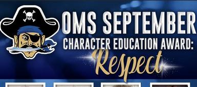 OMS students receive honors for display of respect