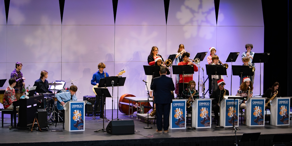  Students playing instruments 