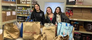 OHS National Honor Society donates to Human Concerns food pantry