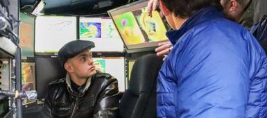 OHS students get an inside look at storm chasing with Doppler on Wheels