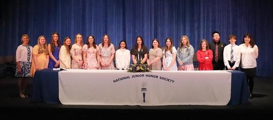 14 Students Inducted into National Junior Honor Society