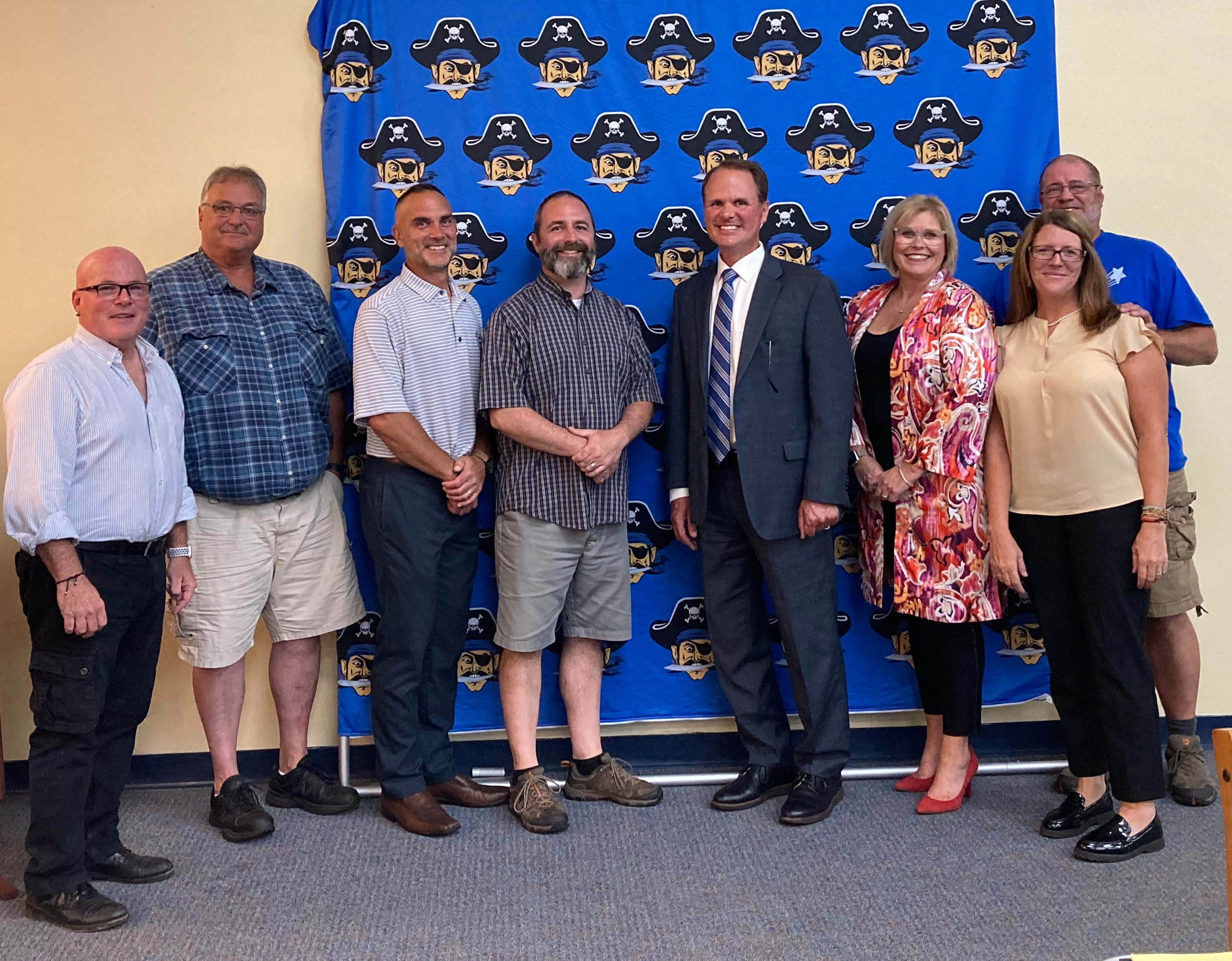 Dr. Raymond Kilmer and the OCSD Board of Education Members
