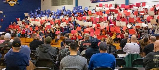 Leighton Elementary Honors Veterans at Special Assembly